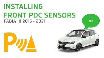 🚗⚠ How To Install Front Parking Sensors | Škoda Fabia III