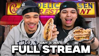 3 JAN - Shamnyc X Max: Trying Chopped Cheese, Tiktok Live, Music Reacts, Twitter [DAY 3/365]