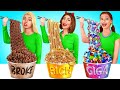 Rich vs Poor vs Giga Rich | Crazy Food Challenge by RATATA COOL