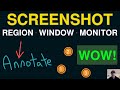 Wayland Compatible Annotated Screenshots with slurp, grim and satty