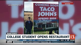 IU Kokomo student opening Taco John's