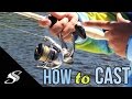How to cast a spinning reelrod  for beginners