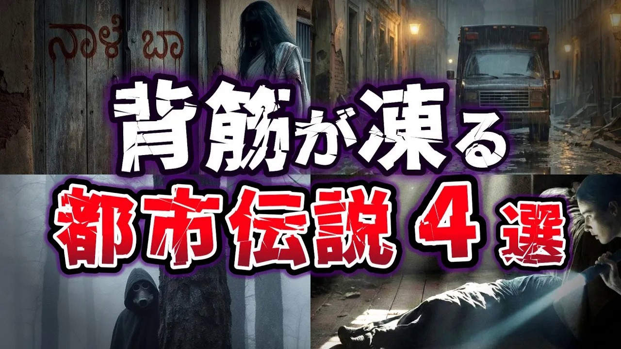 【ゆっくり解説】黒い救急車…正体がヤバすぎる!! 霊夢がガチで怖がった世界の最恐都市伝説４選