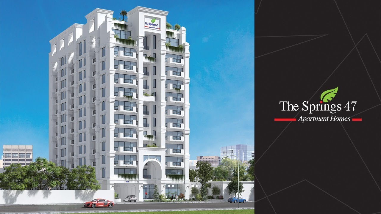 The Springs 47 | Studio, 1 & 2 Bed Luxury Apartments | Mehmood Ali Kasuri Road, Gulberg III, Lahore