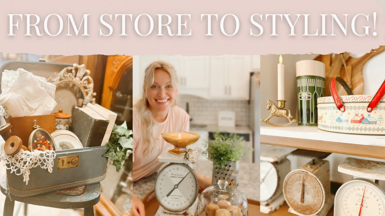 🤩Vintage Treasure Hunt + Decorating My Home With Antique Finds!