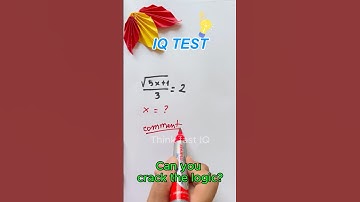 Only Geniuses Solve This in Seconds! 🔍 Can You?P37 #IQTest #MathPuzzle #ThinkFastIQ #shorts #music