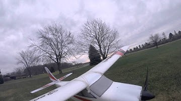 Apprentice S 15e RC Airplane Eating Trees