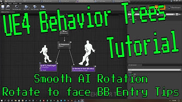 Unreal Engine Behavior Tree Tutorial - Smooth AI Character Rotation with Rotate to Face BB Entry
