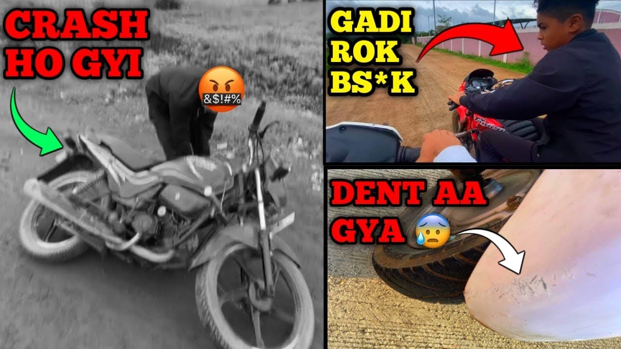 Bhai ￼ crash 💥 who Gaya ..👀 or ￼ Ladai ho Gayi..😡👀