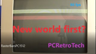 "Impossible" Raster Bars @ 60fps on the Amstrad PC1512 Profile