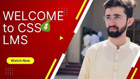 Welcome to CSS LMS | CSS Preparations | CSS Notes | FPSC | With Mushtaq