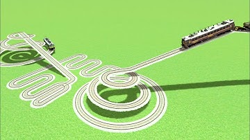 TRAIN 🐍 SIMULATOR GAME GOL CIRCLE TRACKS RUNNING TRACK RAILROAD RAILWORK BEANG 