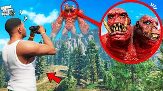 I Found A Scary MONSTER In Los Santos GTA 5! | Lovely Gaming