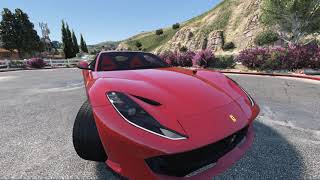 Ferrari 812 Superfast Cinematic Car Video (GTA 5)