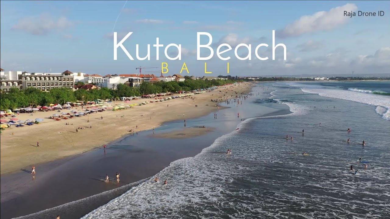 Kuta Beach  Bali  Drone  View 2022 YouTube