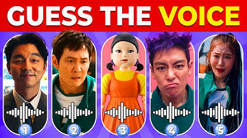 Guess Squid Game 2 Characters by Their Voice & Song | Squid Game Season 2 Quiz 🦑| Thanos, Player 456