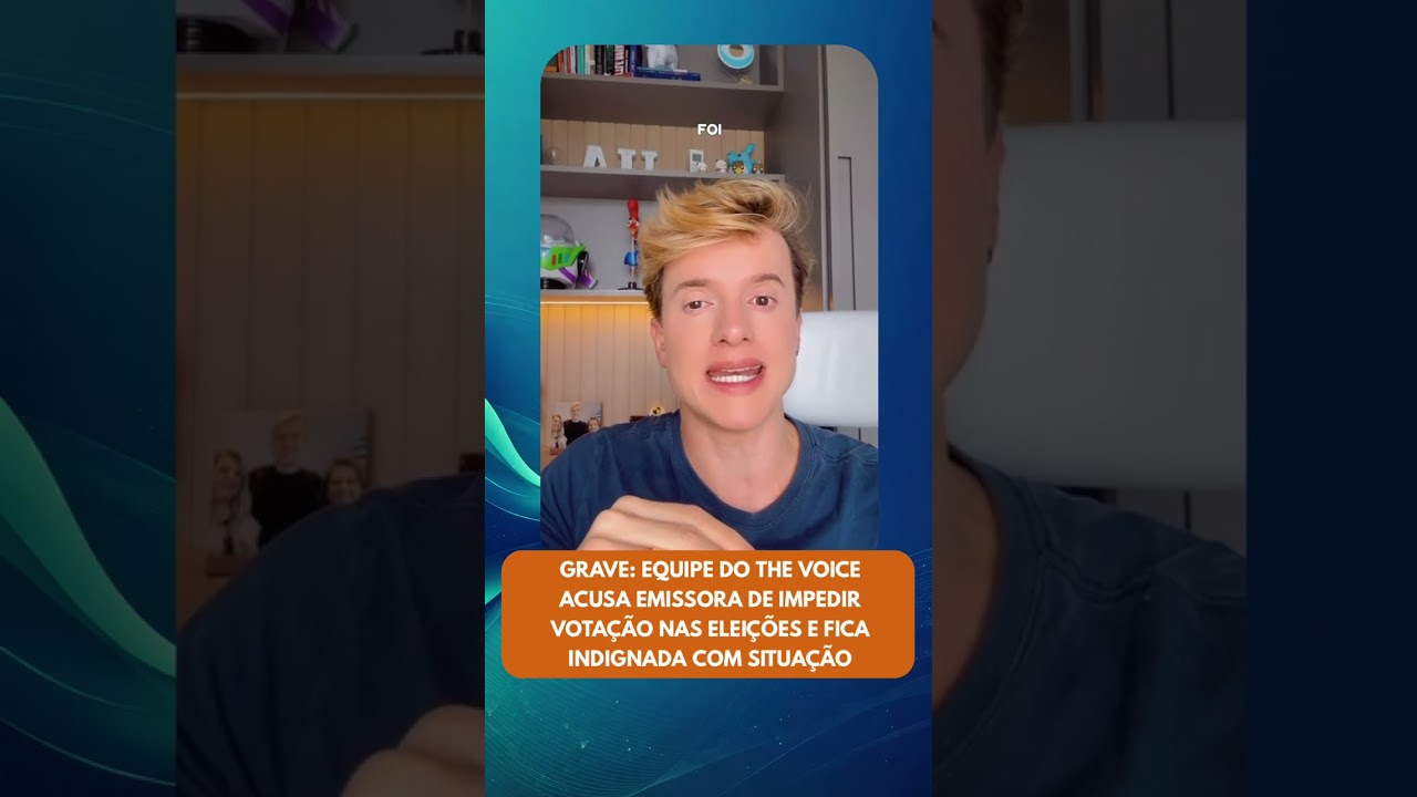 Grave: Equipe do The Voice acusa emissora de impedir votação nas eleições e fica indignada