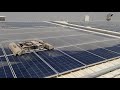 Solarcleano robot nettoyeur de panneaux solaires nettoie  sec au moyenorient