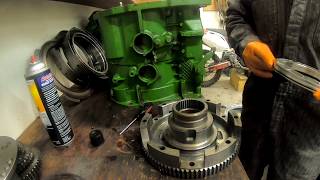 John Deere power quad trans rebuild part1