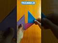 HOW TO MAKE TRIANGLE 3D MODEL WITH PAPER | ORIGAMI TRIANGLE TUTORIAL