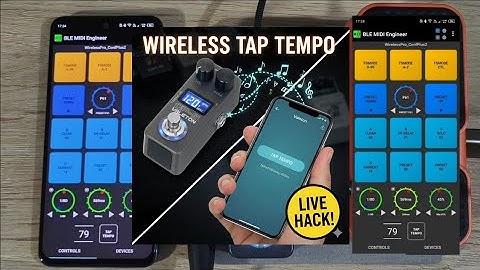 Wireless Tap Tempo for Valeton GP-5 (Live Setup Demo)