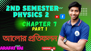 Physics 2 Chapter 7 || Part 1 ||  আলোর প্রতিফলন  || Arafat vai #diploma_in_agriculture #arafat_vai