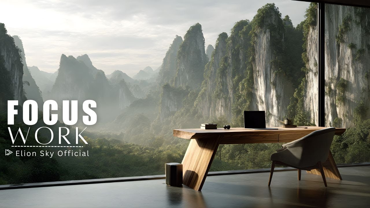 Deep Work Focus Music 4K | Deep Chillout for Long Study & High Retention,  Memory & Flow State