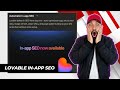 Lovable SEO: The New In-App Feature You Didn't Know You Needed
