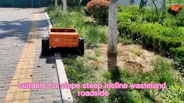 Vigorun VTLM800 cordless rubber track weed reaper for sale made by Vigorun Tech