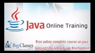 Java language course--Lec #3 --android development for beginners to professional