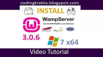 Install WampServer 3.0.6 x64 on Windows 7 x64 ( Apache2  MySQL PHP ) byAO