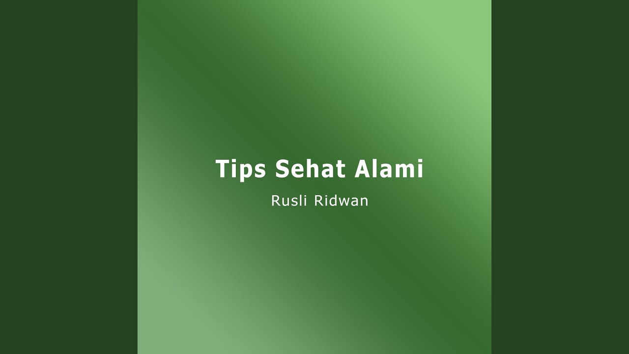 Tips Sehat Alami
