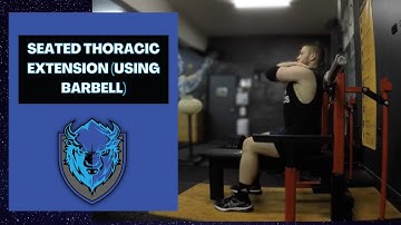 Seated Thoracic Extension | Thoracic Mobility Exercise when at the Gym!