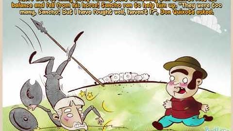 English For Beginners | Learn english through Stories with Subtitle | Don Quixote