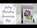 Stampin Up Art Gallery | Pop Up Panel Card | Eating Disorders Awareness Week YouTube Hop