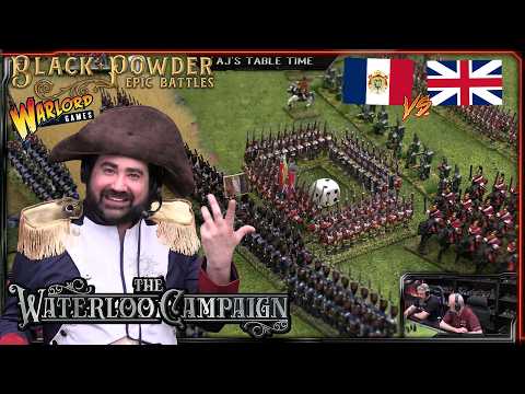 Hobby: We FIGHT the Waterloo Campaign! - Black Powder Epic Battles | Historical Battle Report!