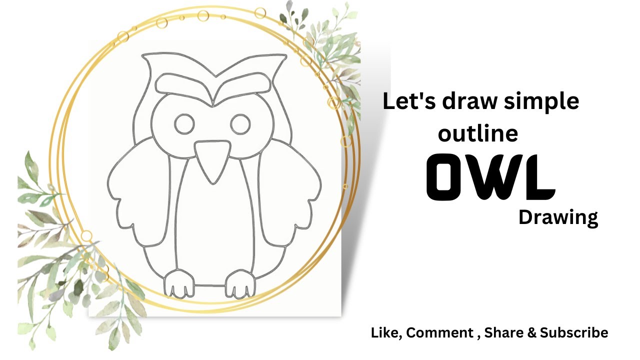 Simple Owl Traceable — Lovejoy Creations