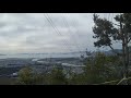 (音量注意)岩国山山頂近くの鉄塔からの展望