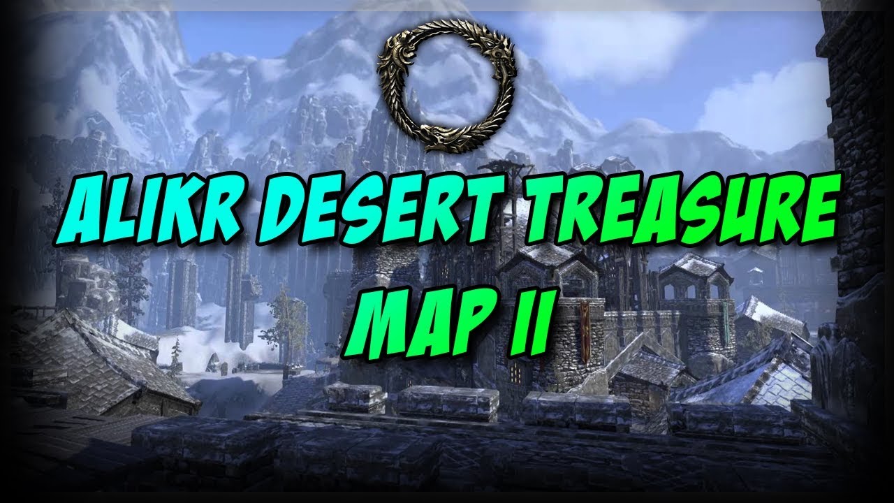 [ESO] Elder Scrolls Online Alik'r Desert Treasure Map II(2) Location