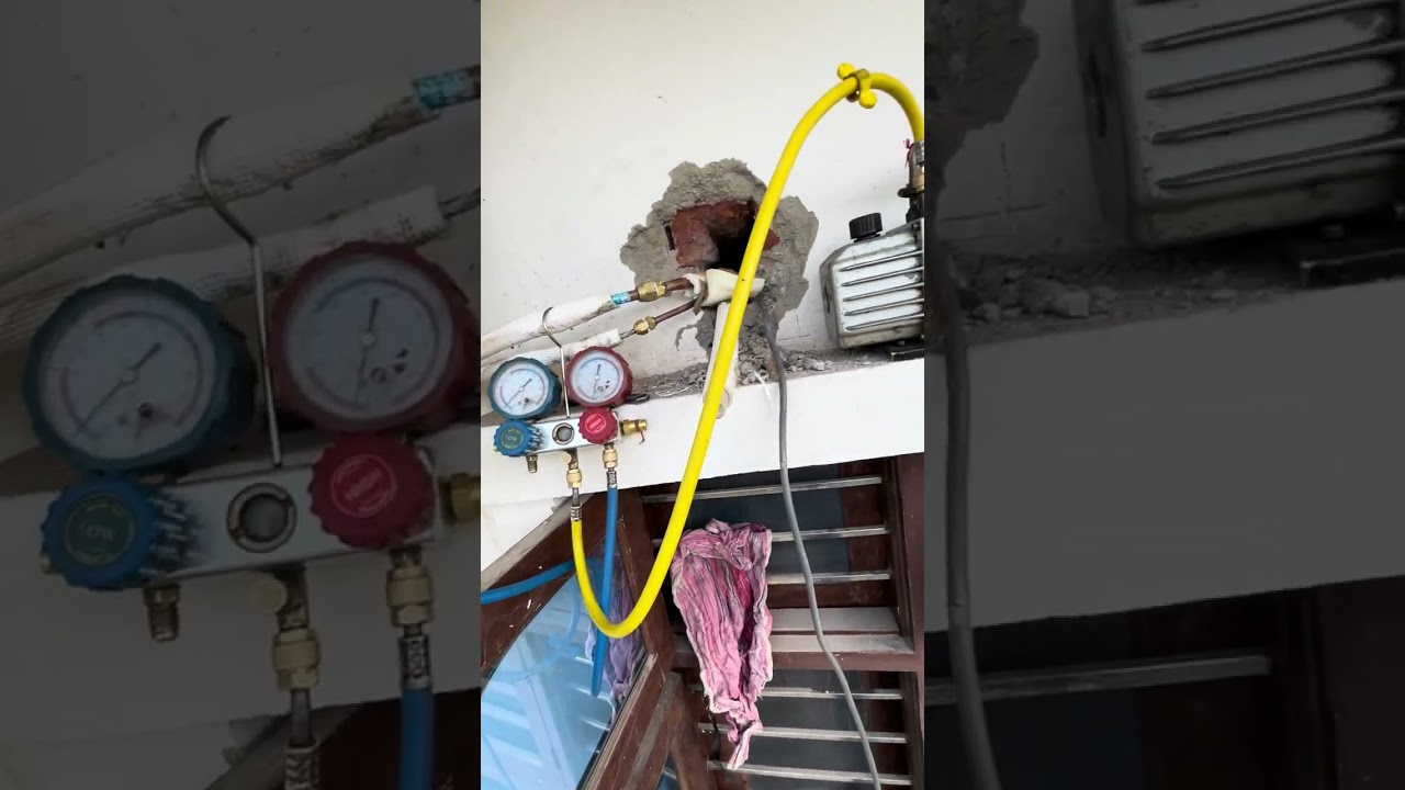 ac fitting kaise kre | ac fitting | split ac fitting | ac fitting and gas charging | gas charging 