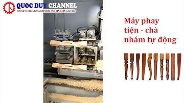 Máy tiện cnc chạy đồng thời 2 trục - nạp phôi tự động có trục chà nhám | Quốc Duy