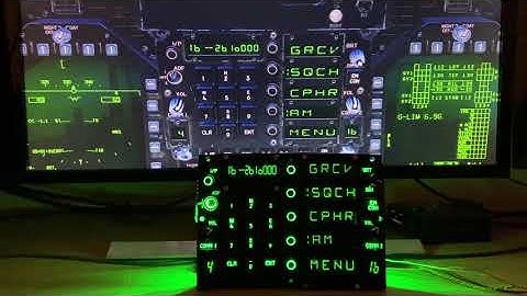 UFC redesign | F/A-18C Simpit | Now everything works in the Network