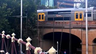 Sydney Light Rail Urbos 3 & 2 Waratahs At Central