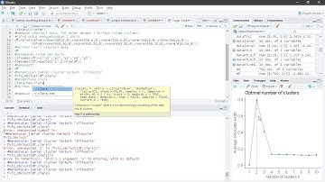 Clustering menggunakan metode CLARA pada Rstudio