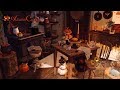 WITCH'S KITCHEN AUTUMN AMBIENCE: Bubbling Stew, Chopping Sounds, Creaking