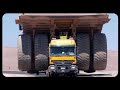 The largest dump truck in the world BELAZ 75710 IN WORK Lifting 450 tons