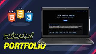 I have Created an Animated Portfolio