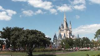 Cinderella Castle View from Tomorrowland Terrace - Park Window (2011) - Magic Kingdom