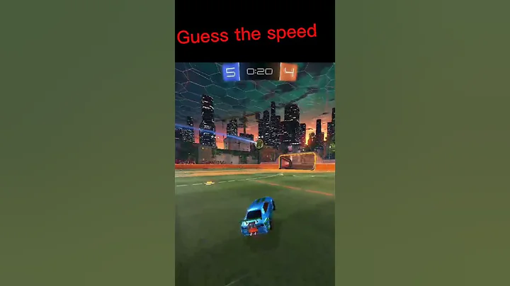 Guess the Speed🤔 #capcut #rocketleague #shorts #youtubeshorts #vivavideo #viral