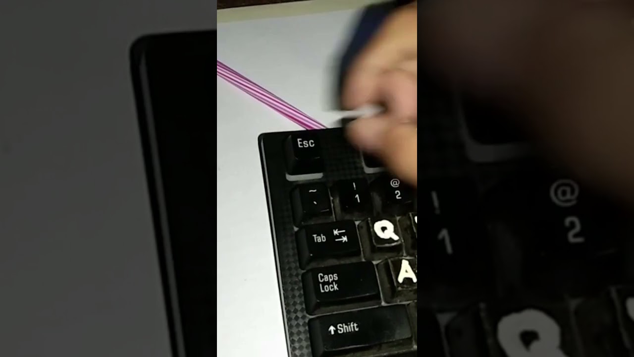 Cara Melepas Keycaps Keyboard tanpa alat (Hati2 resiko jika kurang